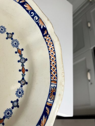 ancienne assiette faience de Gien Emile Bourgeois