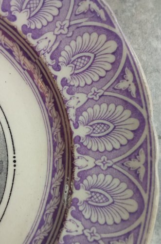 Ancienne Assiette Parlante Jules Vieillard Bordeaux Apparence et réalité