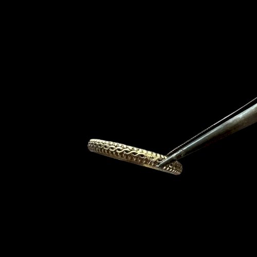 Ancienne Bague Alliance Xixe Siècle Argent Massif Vermeil Napoléon Ill Unisexe