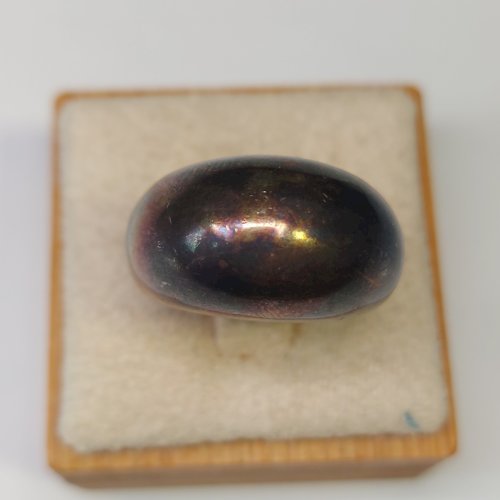 Ancienne bague, décor jonc, en argent massif