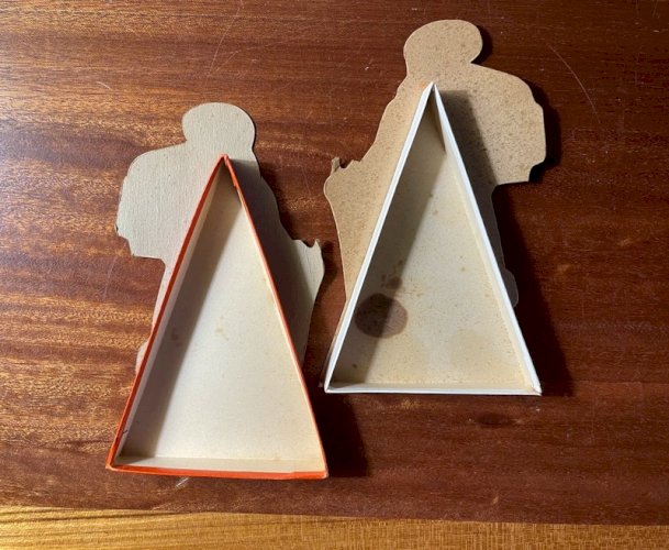 Ancienne boîte à chocolat Père Noël 1950