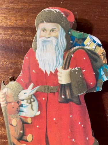 Ancienne boîte à chocolat Père Noël 1950