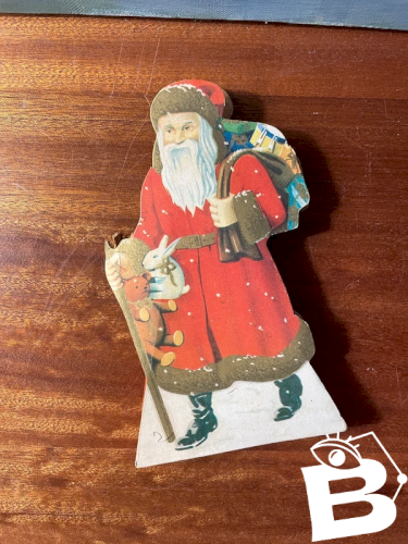 Ancienne boîte à chocolat Père Noël 1950