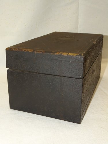 -ANCIENNE BOITE A THE BOIS NAPOLEON III A RESTAURER PUR JUS de GRENIER     D