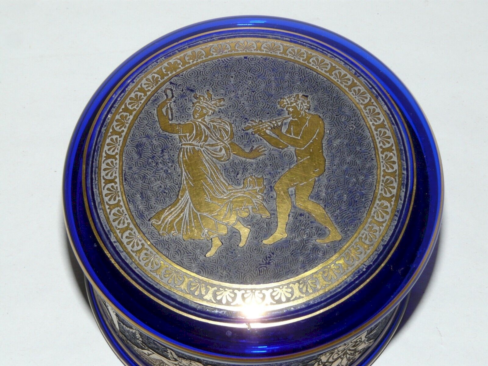 Edo Kiriko Verres à Whisky En Cristal Bleu Cobalt 255 G Avec