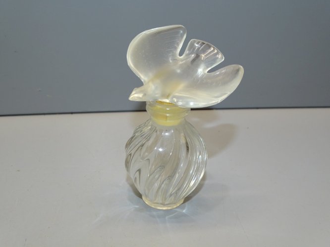 -ANCIENNE BOITE COFFRET ANGLAIS NINA RICCI L'AIR DU TEMPS FLACON LALIQUE VIDE  D