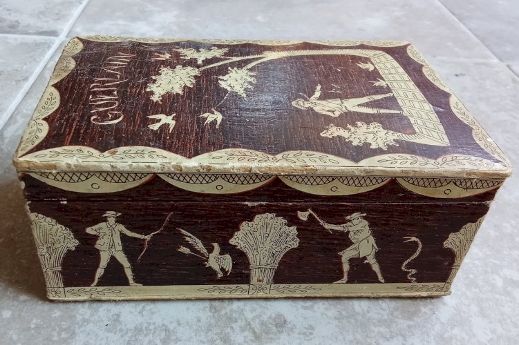 Ancienne Boite Coffret Présentation Flacon Parfum G. Luxe Collection