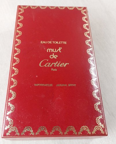 Ancienne boîte, eau de toilette, Must de Cartier, 50 ml
