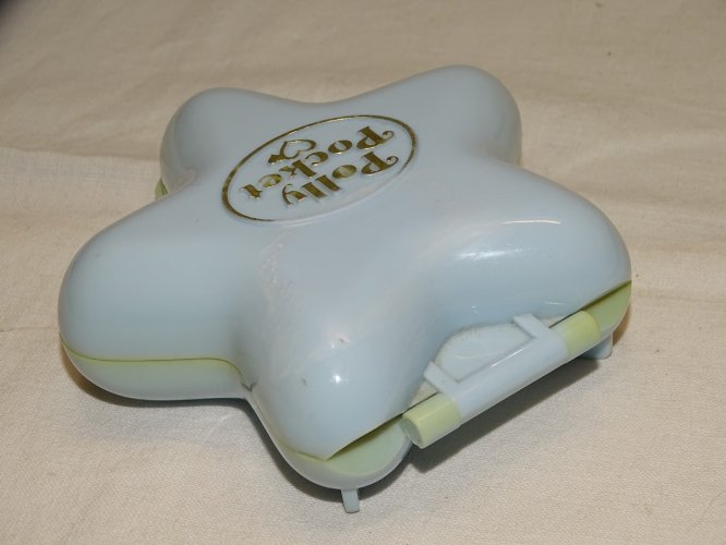 -ANCIENNE BOITE POLLY POCKET ETOILE  BLUEBIRD 1992 JOUET ANCIEN 2 PERSONNAGES  D