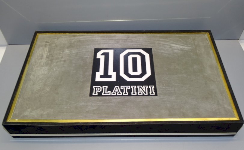 -ANCIENNE BOITE PRESENTOIR MONTRES ZENITH PLATINI 10 COLLECTION VINTAGE