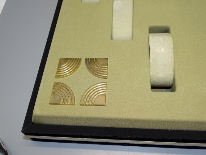 -ANCIENNE BOITE PRESENTOIR MONTRES ZENITH PLATINI 10 COLLECTION VINTAGE