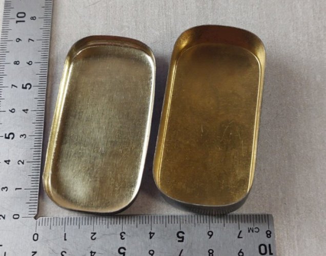 Ancienne boîte publicitaire en tôle, Va-t'en, Corn Farewell, Califugo Addio