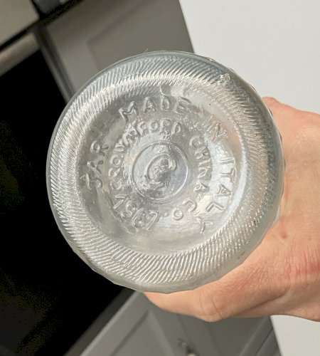 ancienne bouteille de lait en verre (reproduction datant des annees 1960/70)