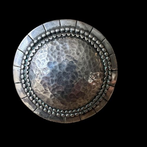 ancienne broche argent Martelé Signé « ERTÉ» Romain De Tirtoff  Art Deco Collect