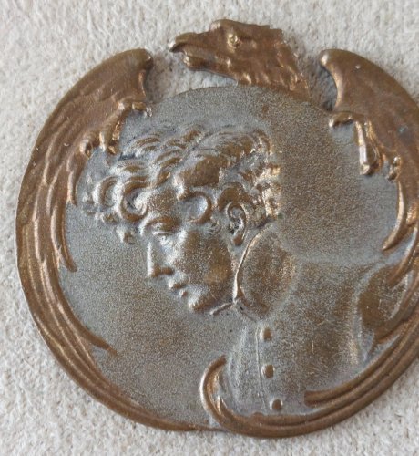 Ancienne broche / bouton, Napoléon III l'Aiglon, XIXème ^