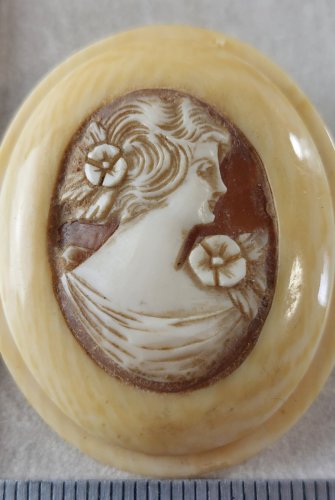 Ancienne broche camée, vintage ^