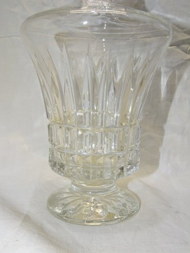 -ANCIENNE CARAFE CRISTAL VILLEROY & BOCH BOUCHON au N° déco TABLE VITRINE   D