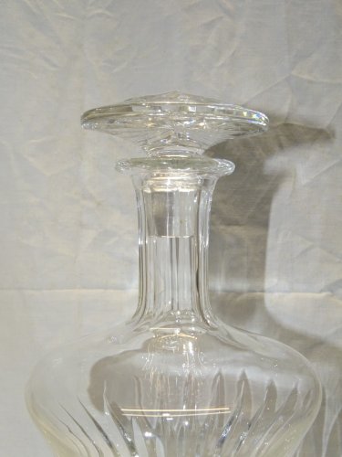 -ANCIENNE CARAFE CRISTAL VILLEROY & BOCH BOUCHON au N° déco TABLE VITRINE   D