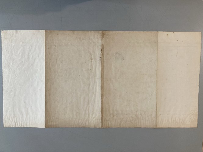 Ancienne Carte 1820 Monde En Deux Hémisphères Lapierre Pierre Panckoucke XIXe