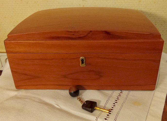 Ancienne Cave À Cigares En Bois  Teck Objet Du Fumeur teak cigar humidor