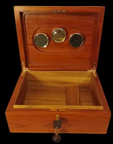 Ancienne Cave À Cigares En Bois  Teck Objet Du Fumeur teak cigar humidor