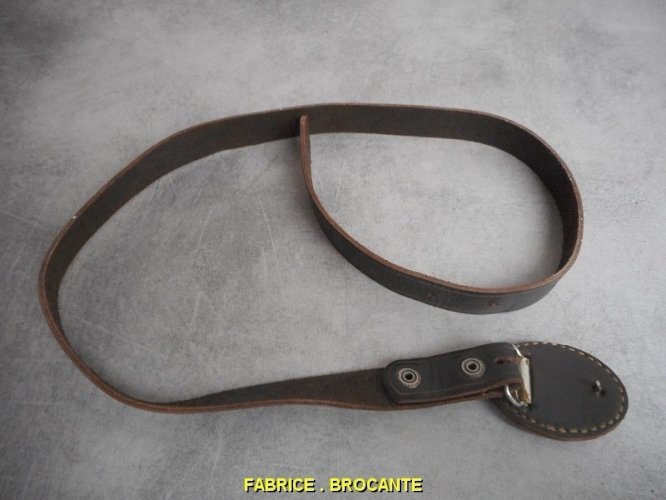 ANCIENNE CEINTURE CAMARGUAISE DCL EN CUIR N°2