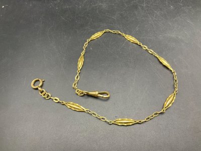 ancienne chaîne de montre à gousset châtelaine.