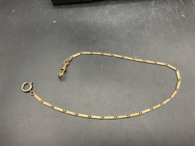 ancienne chaîne de montre à gousset châtelaine.