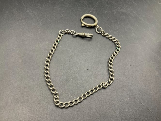 ancienne chaîne de montre à gousset châtelaine .