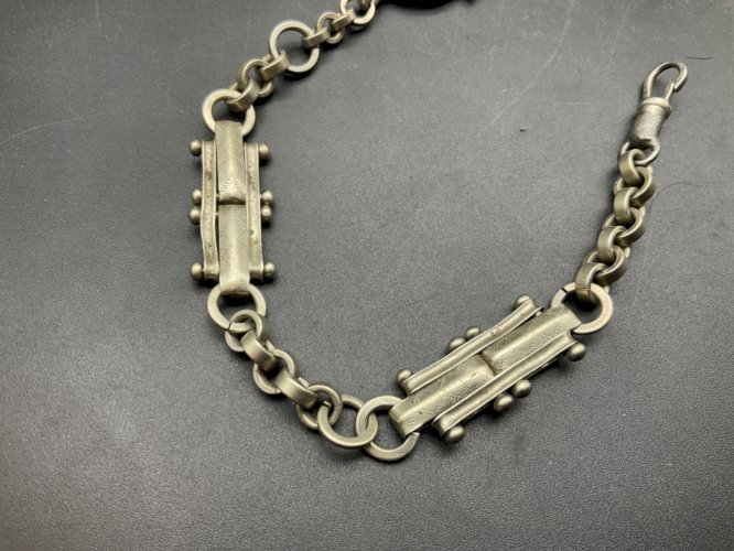 ancienne chaîne de montre à gousset châtelaine .