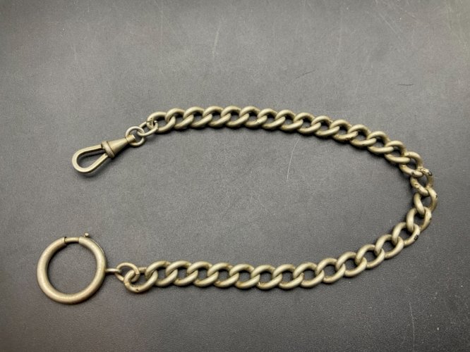 ancienne chaîne de montre à gousset châtelaine .