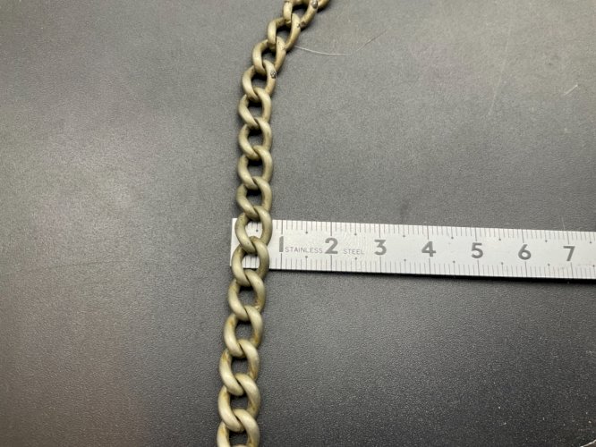 ancienne chaîne de montre à gousset châtelaine .