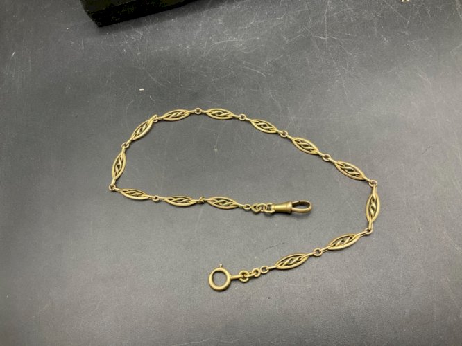 ancienne chaîne de montre à gousset châtelaine.