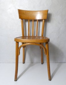 ancienne chaise bistrot BAUMANN vintage bois courbé