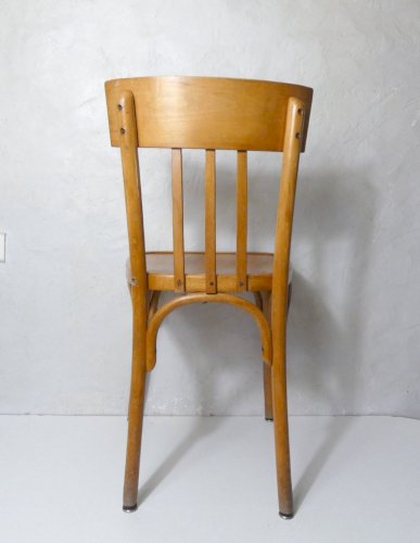 ancienne chaise bistrot BAUMANN vintage bois courbé