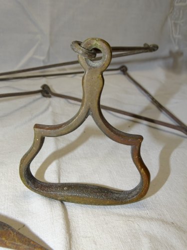 -ANCIENNE CLOCHE DE PORTE D'ENTREE N° 10 avec SYSTEME COMPLET  ET  POIGNEE   D