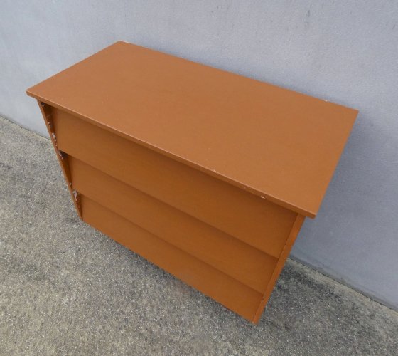 ancienne commode en bois pieds compas vintage