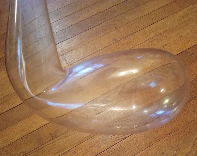 Ancienne cornue verre soufflé laboratoire chimie Antique chemistry laboratory