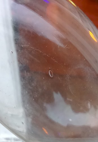 Ancienne cornue verre soufflé laboratoire chimie Antique chemistry laboratory