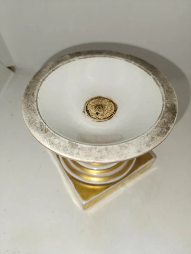 ancienne coupe/ baguier en porcelaine de paris 19eme siecle