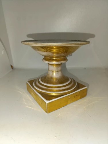 ancienne coupe/ baguier en porcelaine de paris 19eme siecle