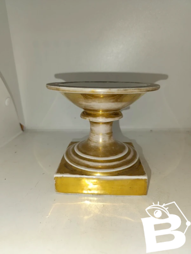 ancienne coupe/ baguier en porcelaine de paris 19eme siecle