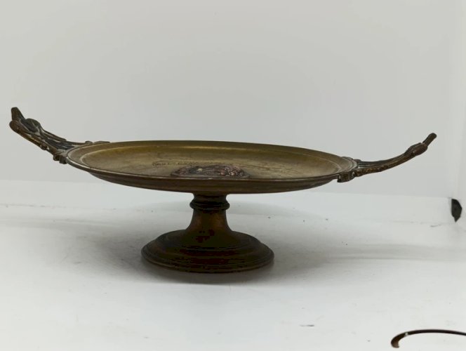 ancienne coupe en bronze 1500m plat Fc Meiers 1889-1990 union championnat nationnaux