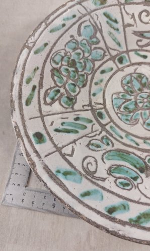 Ancienne coupe, Jean Clergue, en céramique, Massier Vallauris