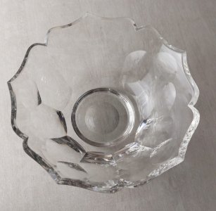 Ancienne coupe / saladier en cristal, Saint Louis / Baccarat ^
