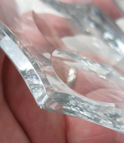 Ancienne coupe / saladier en cristal, Saint Louis / Baccarat ^