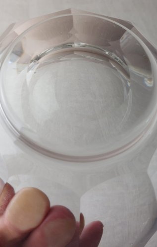 Ancienne coupe / saladier en cristal, Saint Louis / Baccarat ^
