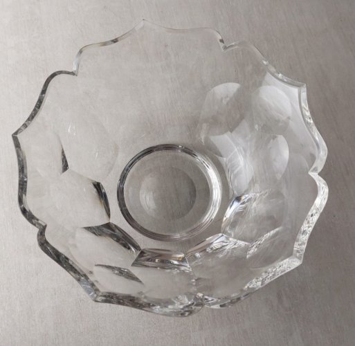Ancienne coupe / saladier en cristal, Saint Louis / Baccarat ^