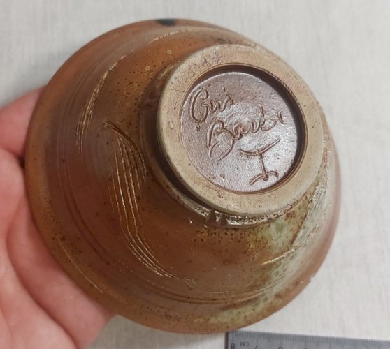 Ancienne coupelle, décor poisson, à identifier