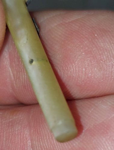 Ancienne croix / crucifix, en nacre et argent